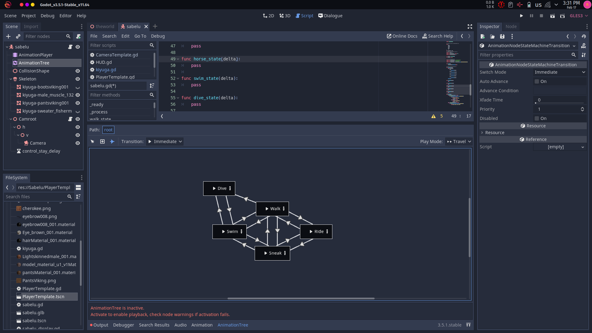 Script of camera and movements limits - Godot Forums