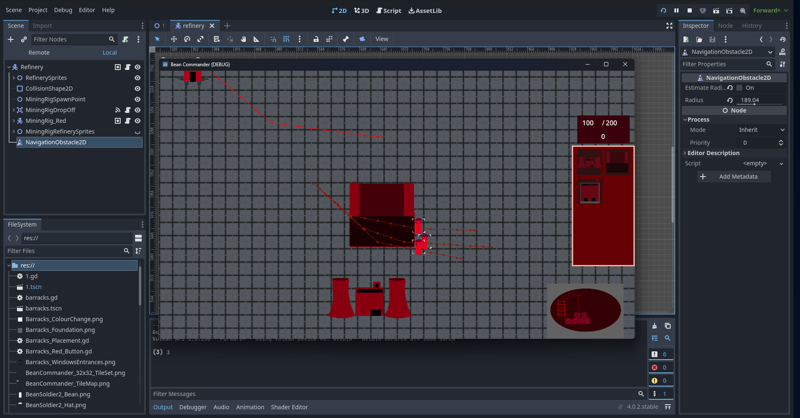 Godot 4 NavigationObstacle2D not being detected? - Godot Forums