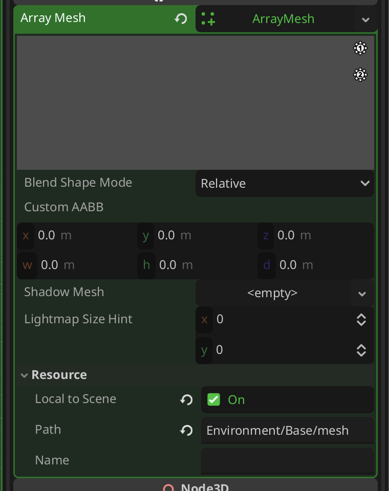 Assigning a scene mesh in the editor - Godot Forums