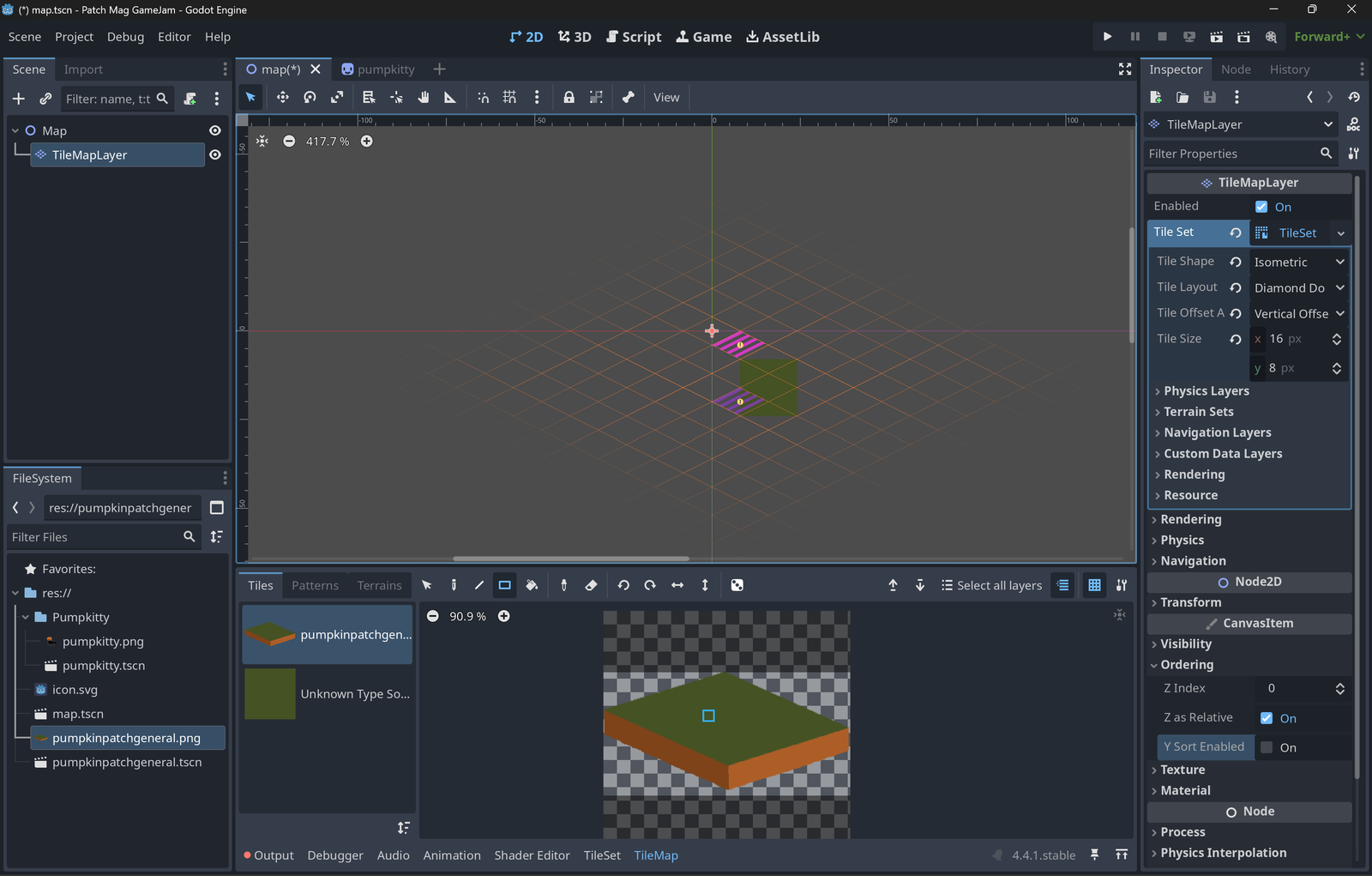 Need help with tileset/tilemap - Godot Forums