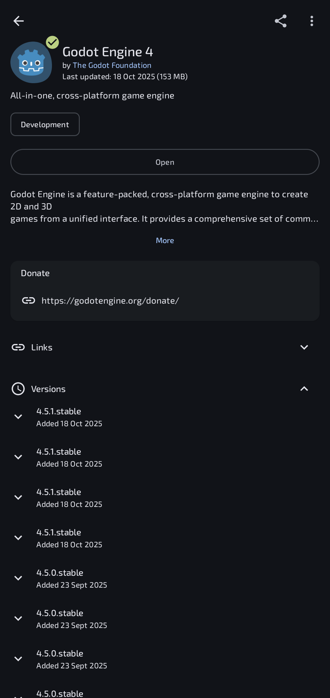 godot on Fdroid